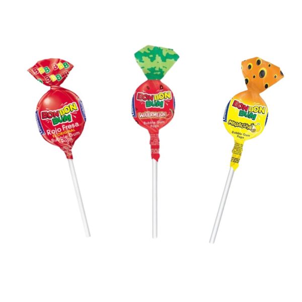 BON BON BUM MARACUYA FRESA SANDIA 3pz