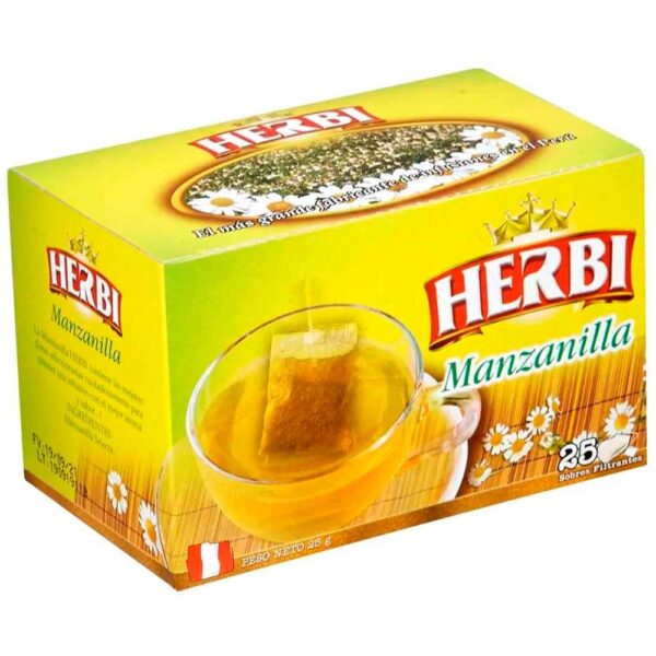 Infusiones Manzanilla HERBI Caja