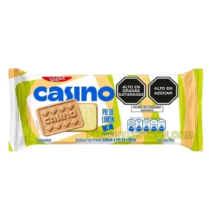 CASINO BISCUITS FLAVORED LEMON PIE CREAM, BAG X 6 PACKETS